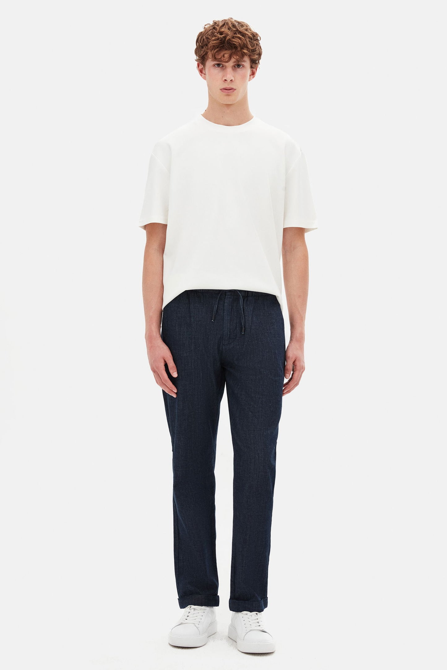 Tween Relaxed Fit Lacivert Denim Pantolon