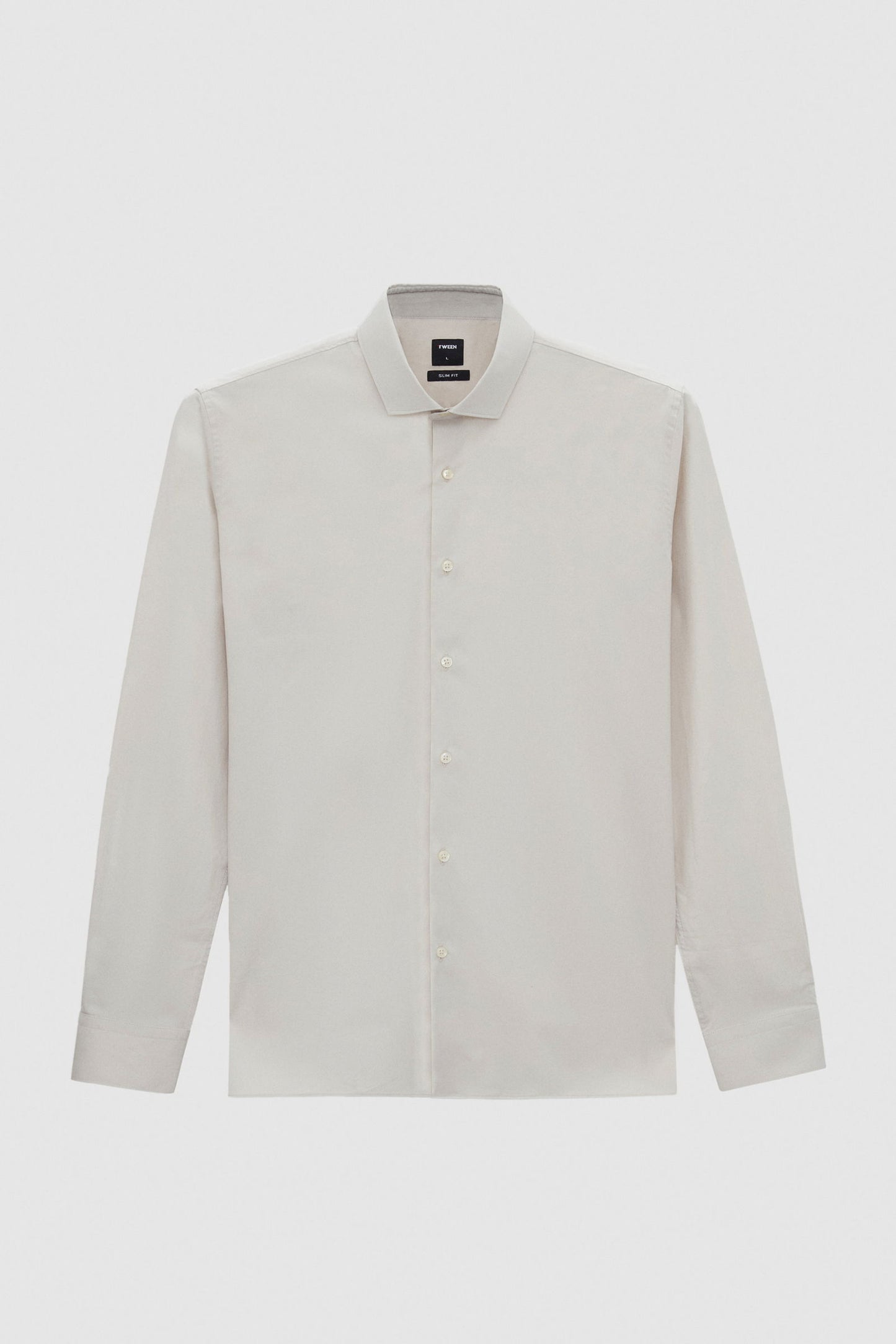 Tween Slim Fit Taş Düz Easy Care Gömlek