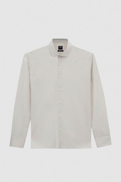 Tween Slim Fit Taş Düz Easy Care Gömlek