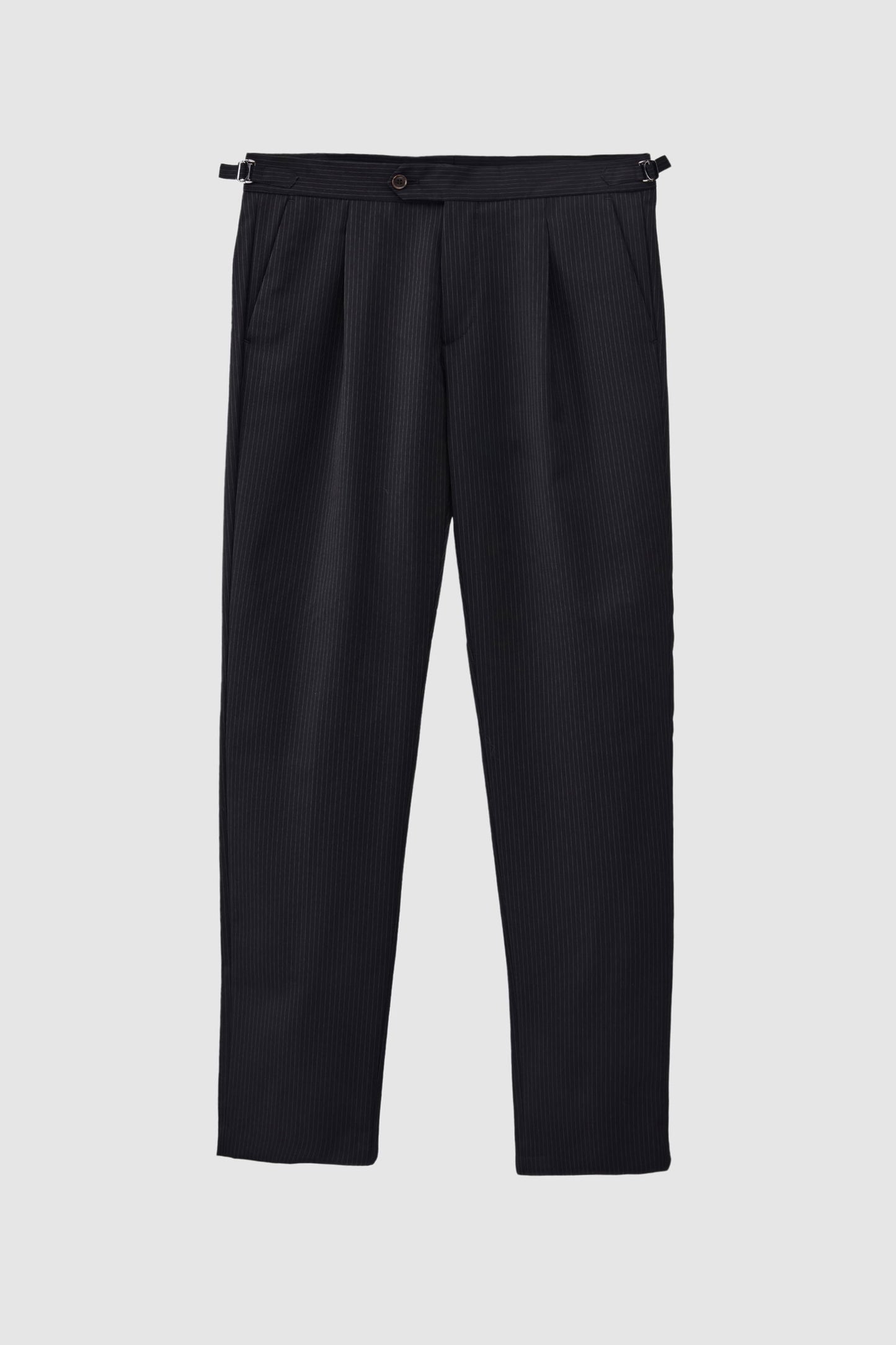 Damat Slim Fit Siyah Yünlü Kumaş Pantolon