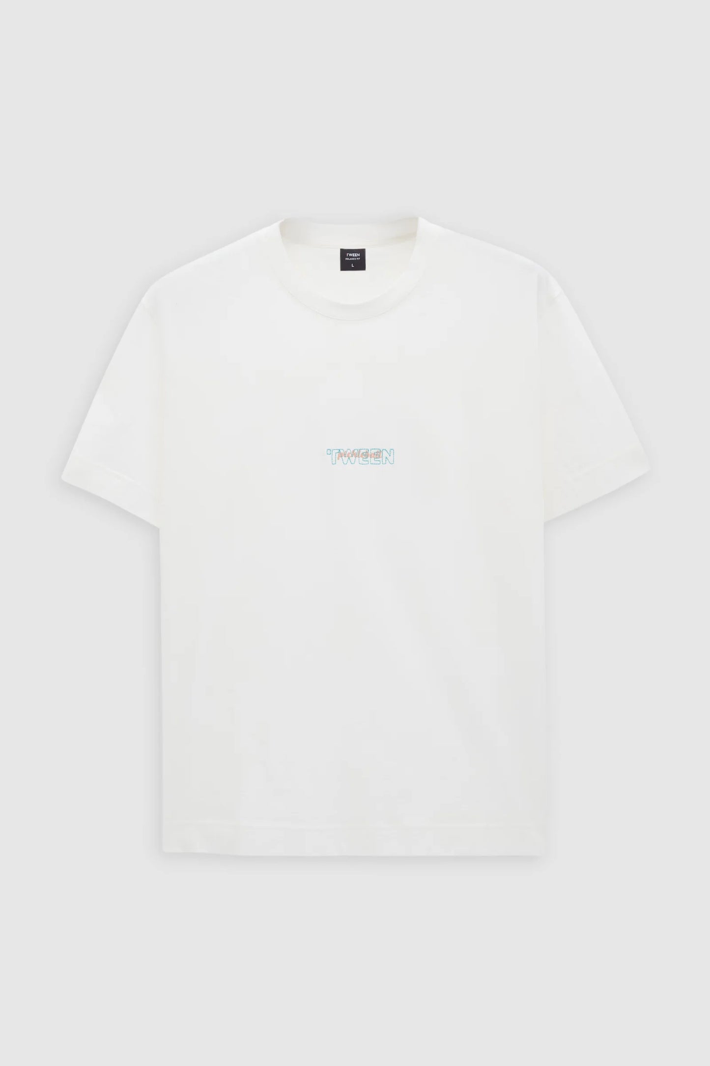 Tween Relaxed Fit Ekru Pickleball Koleksiyon %100 Merserize Pamuk T-shirt