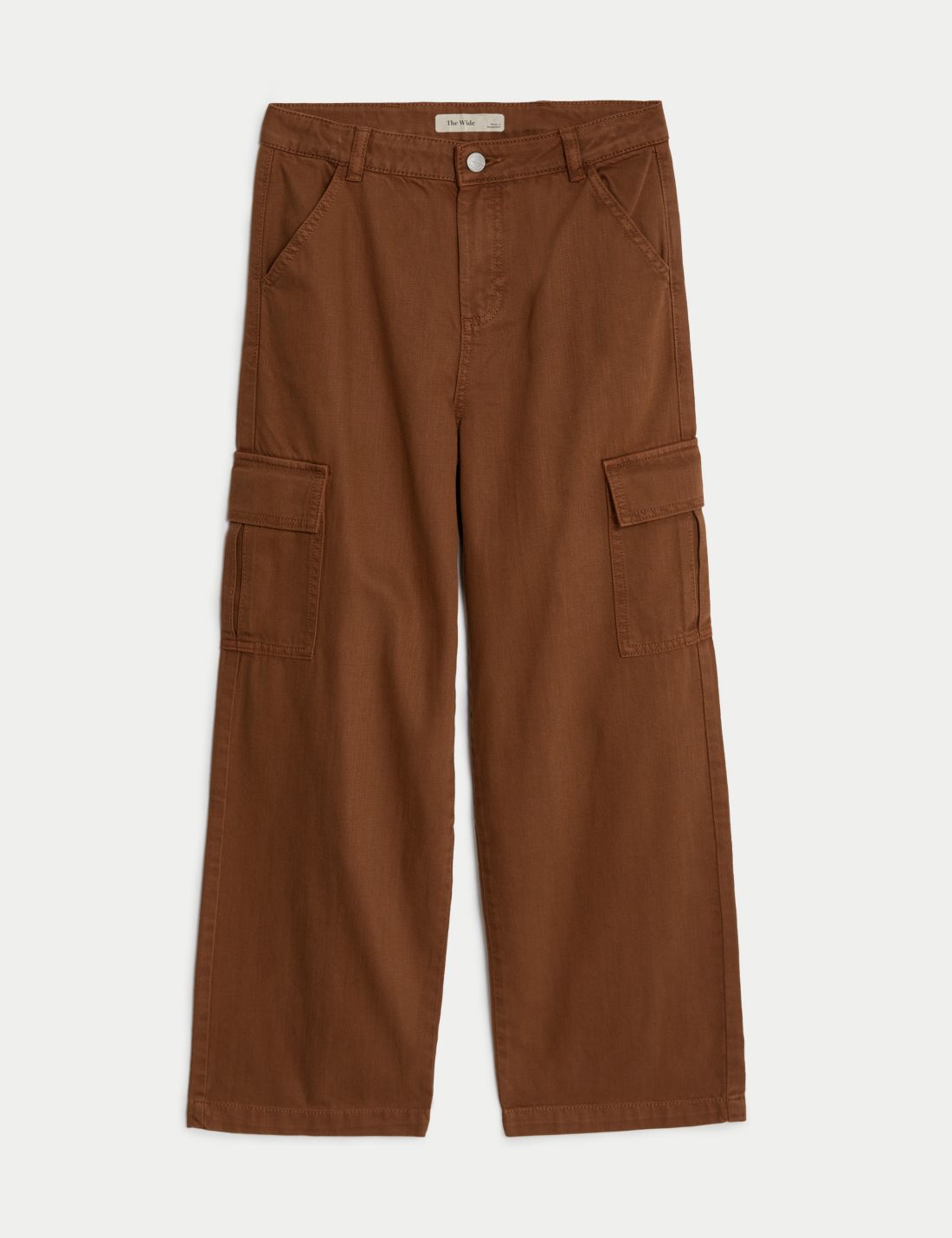 Regular Fit Wide Leg Kargo Pantolon (6-16 Yaş)