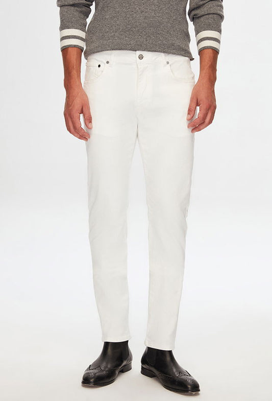 Damat Slim Fit Ekru Pamuklu Likralı Denim Pantolon