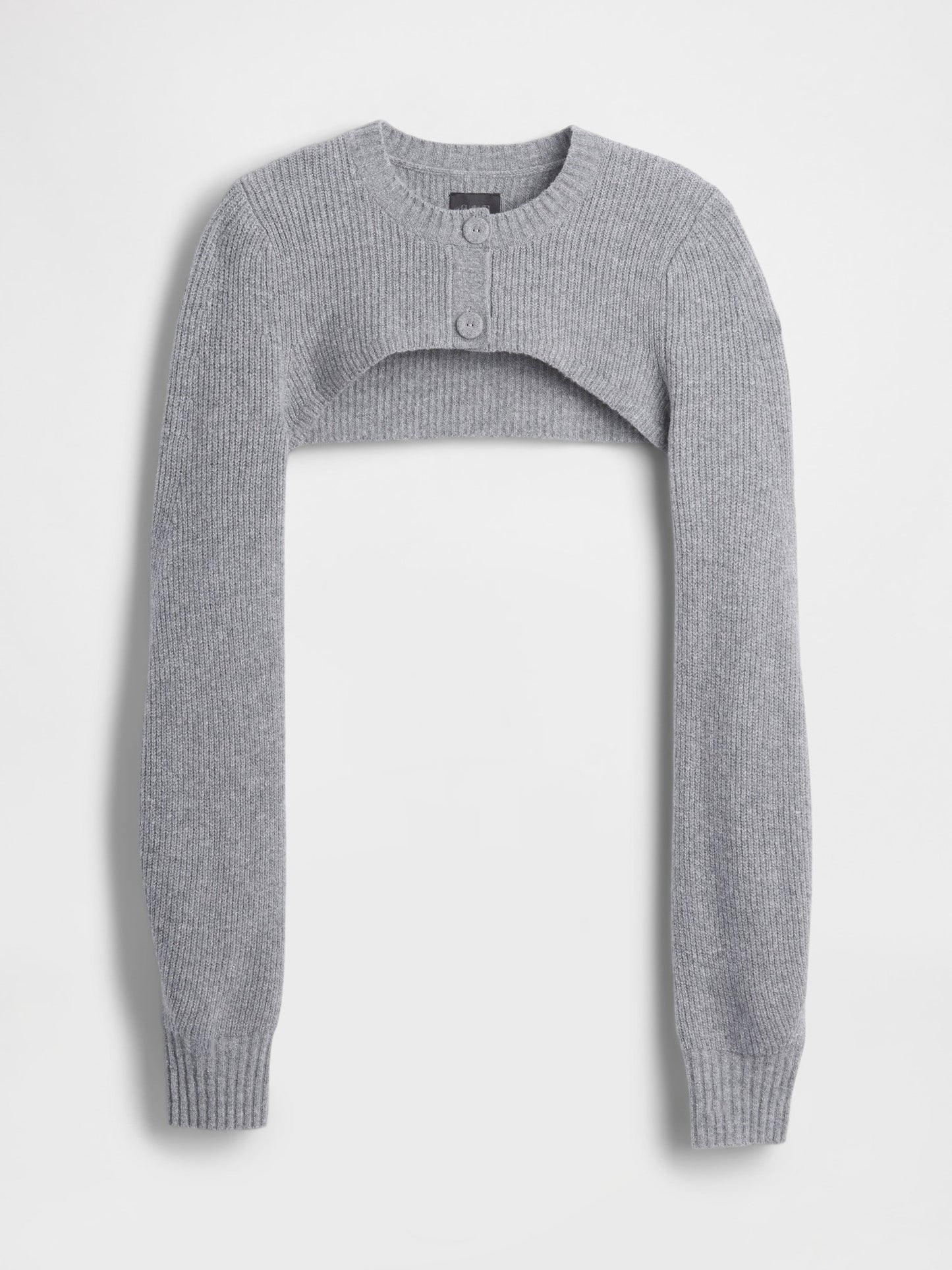 Gri Gapstudio Cashsoft Shrunken Crop Hırka