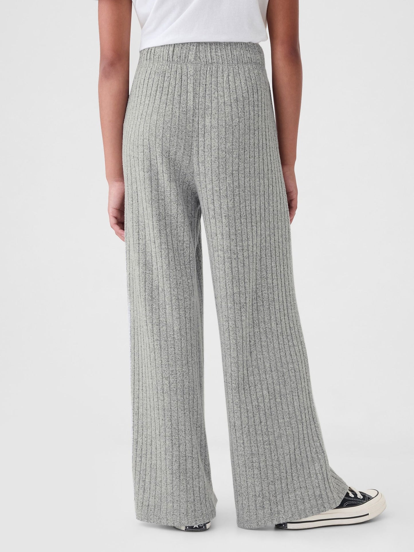Gri Cozy Wide-leg Eşofman Altı