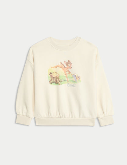Saf Pamuklu Bambi:trade_mark: Sweatshirt (2-8 Yaş)