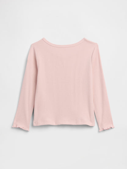 Pembe Mix & Match Fitilli T-shirt