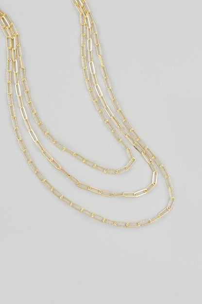 Italyan Tasarım 18 Ayar Sarı Altın Kaplama 45 Cm Gümüş Zincir Kolye 5116394445