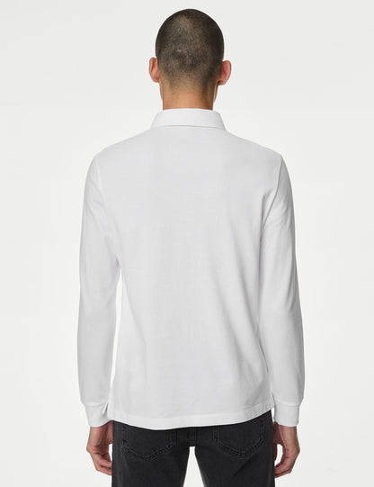Regular Fit Uzun Kollu Polo T-shirt