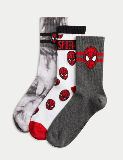 3'lü Spider-man:trade_mark: Temalı Çorap