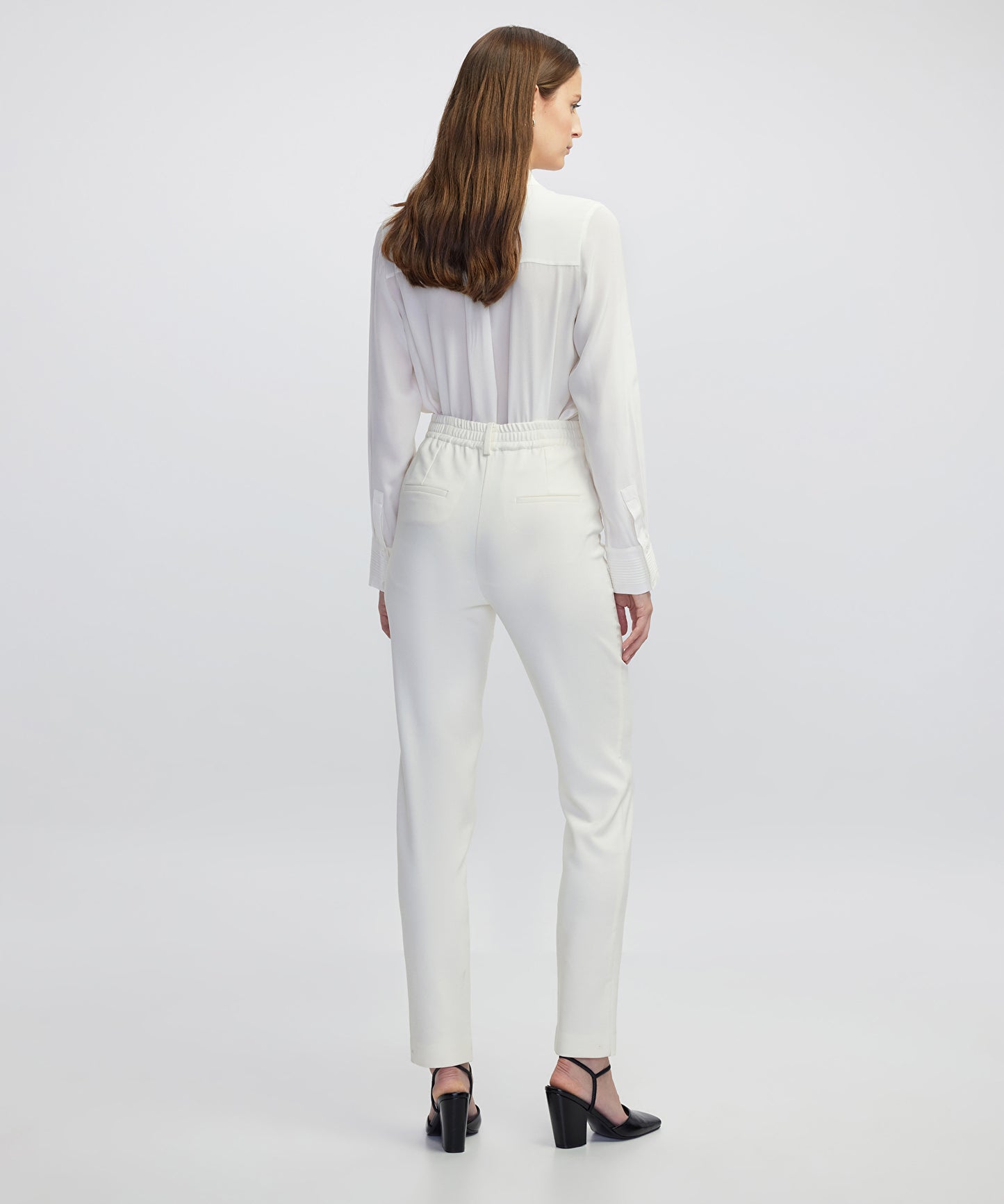 Elastik Bel Skinny Fit Pantolon