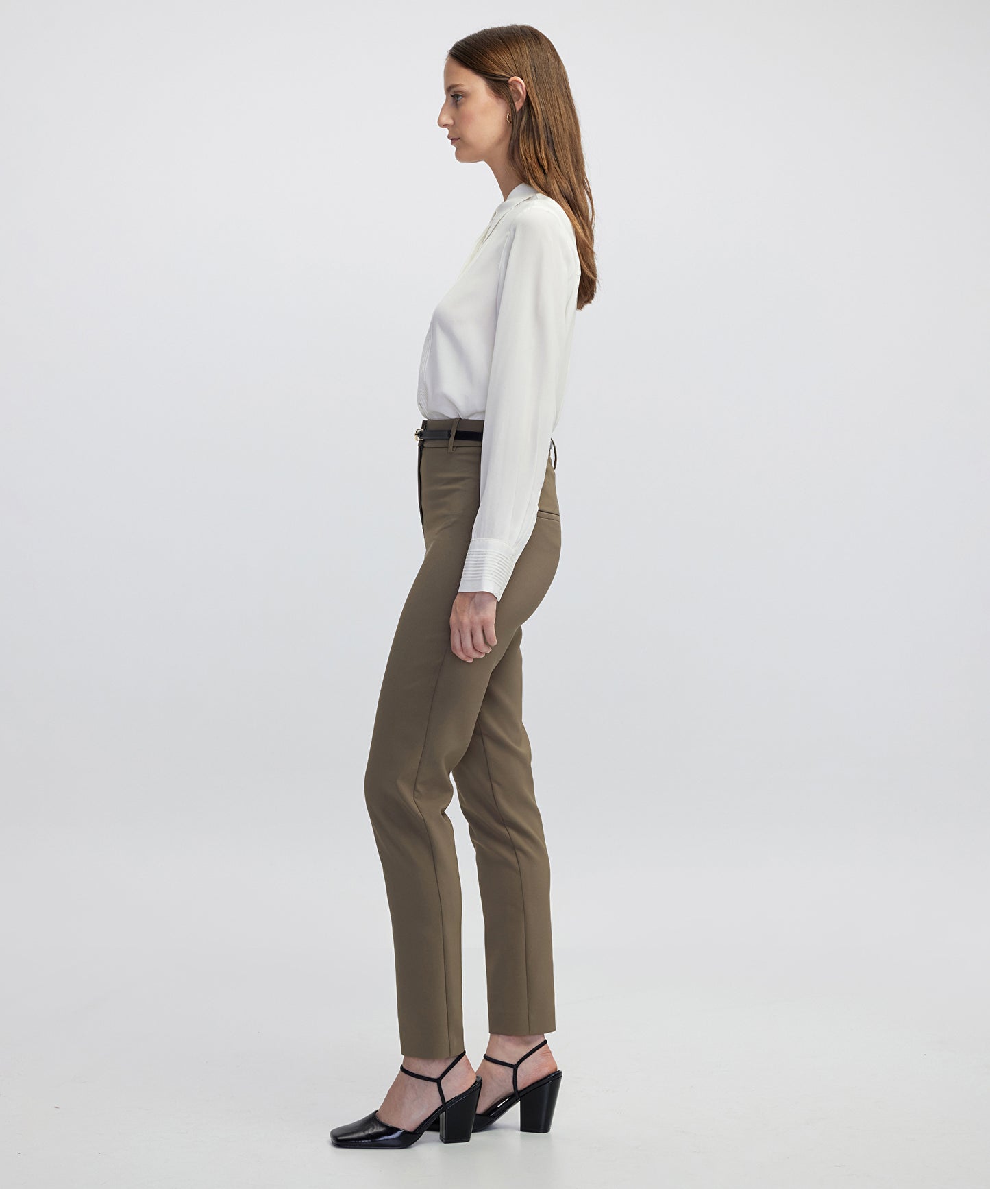 Elastik Bel Skinny Fit Pantolon
