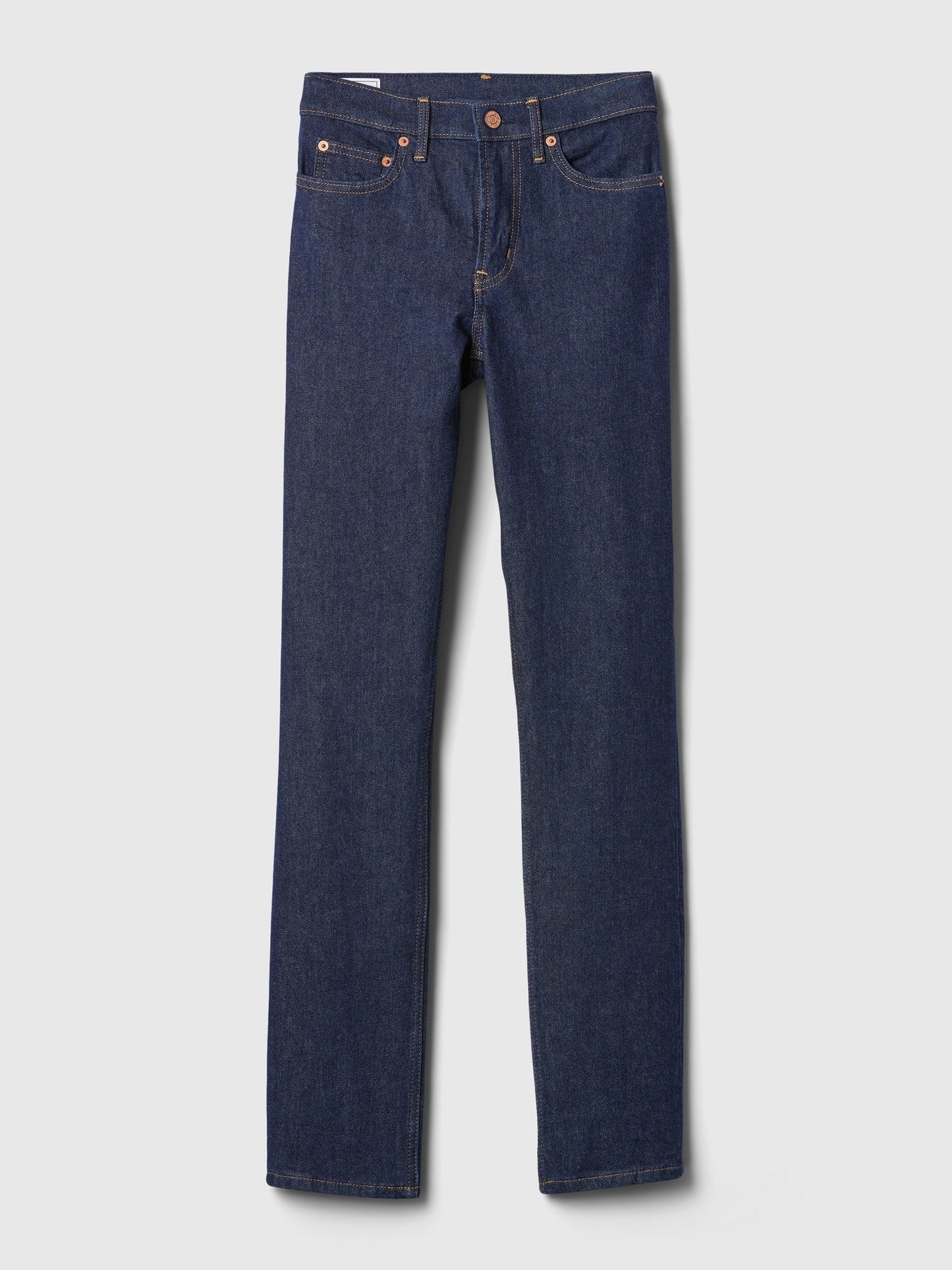 Lacivert Mid Rise Vintage Slim Jean Pantolon