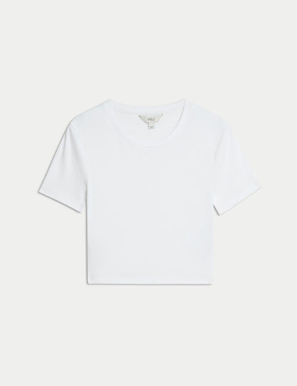 %100 Pamuklu Slim Fit Kısa Kollu Tişört