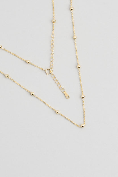 Noa 18 Ayar Sarı Altın Kaplama 43 Cm Gümüş Zincir Kolye 5131484499