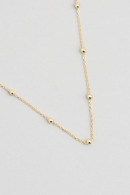 Noa 18 Ayar Sarı Altın Kaplama 43 Cm Gümüş Zincir Kolye 5131484499