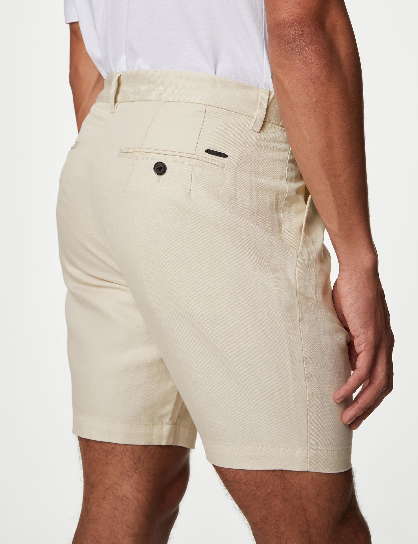 Regular Fit Keten Şort