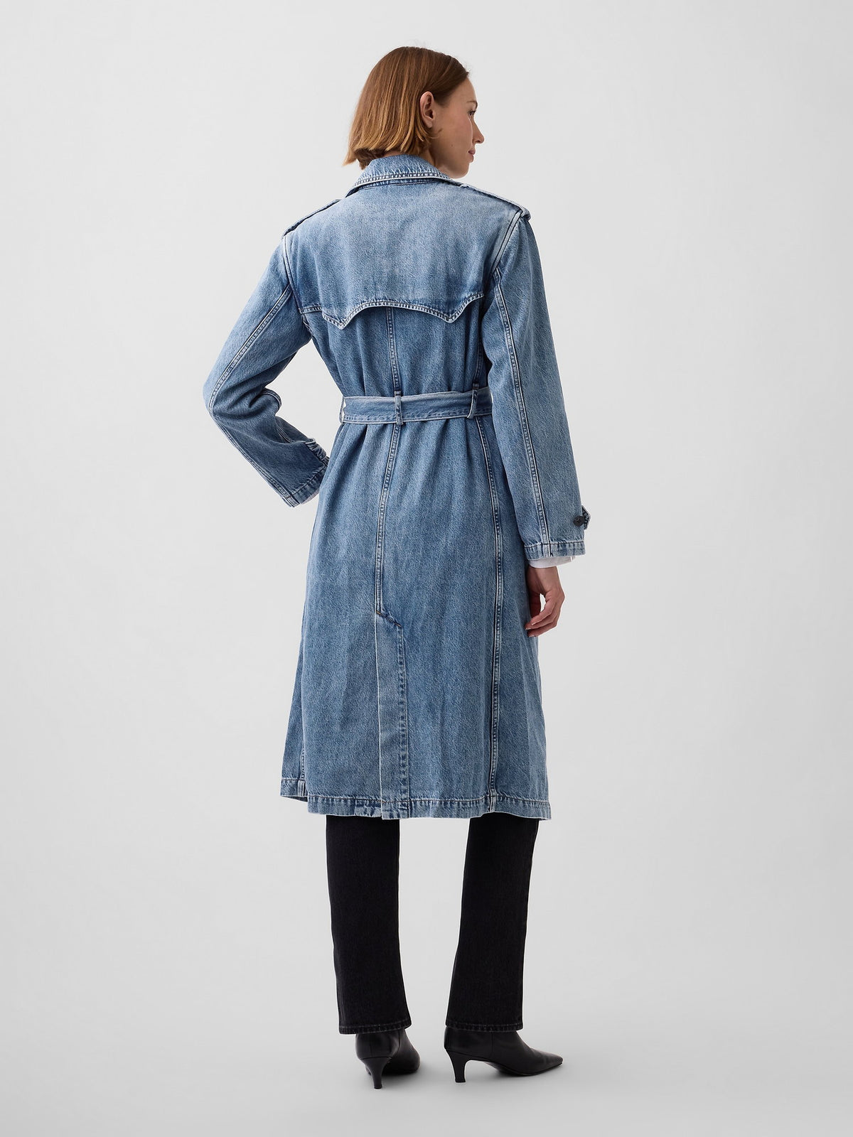 Mavi Longline Icon Denim Trençkot