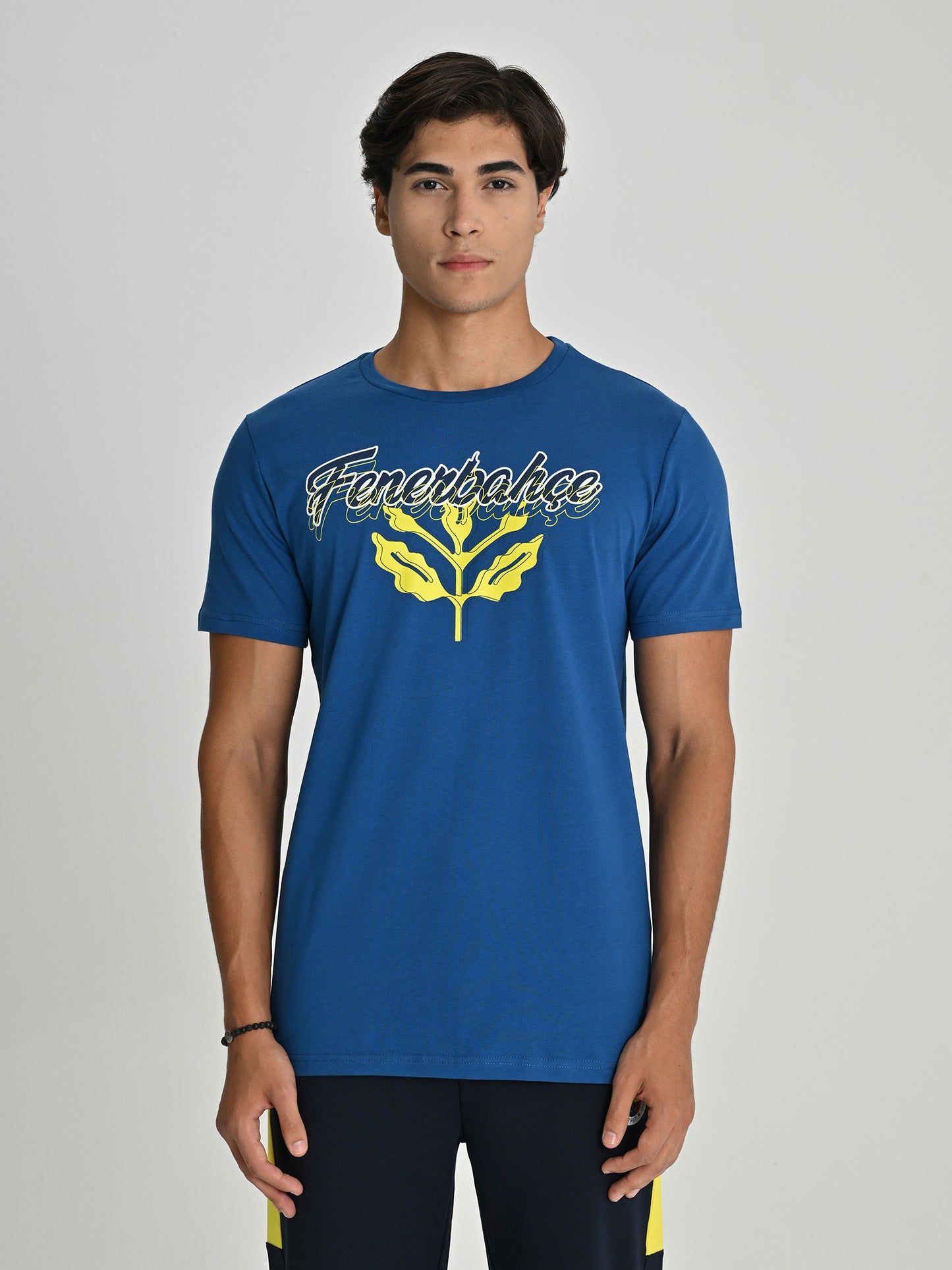 Fenerbahçe Mavi Tribün Palamut Erkek Tshirt