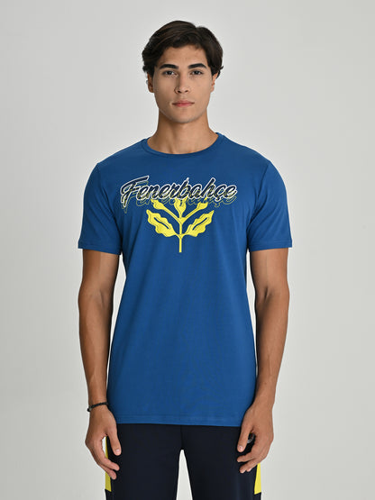 Fenerbahçe Mavi Tribün Palamut Erkek Tshirt