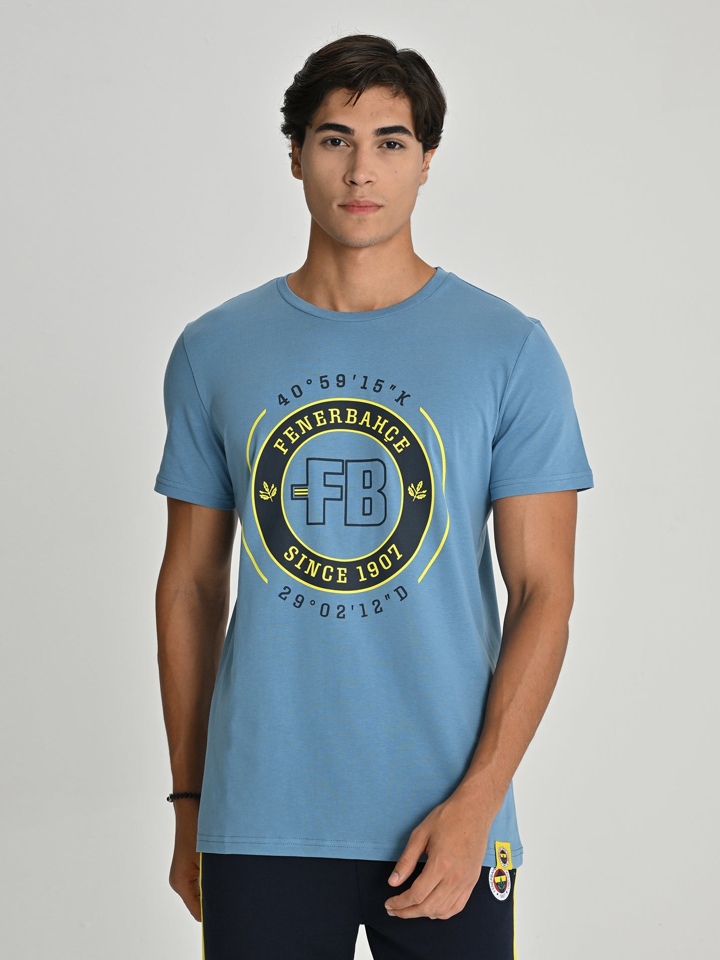 Fenerbahçe Açık Mavi Tribün Since 1907 Erkek Tshirt