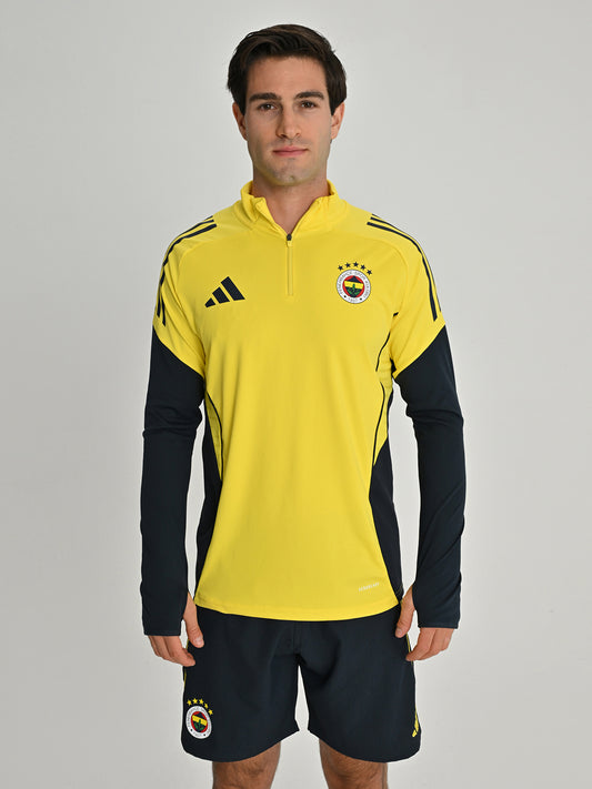 Fenerbahçe 2025/26 A Takım Sarı Yarım Fermuarlı Sweatshirt