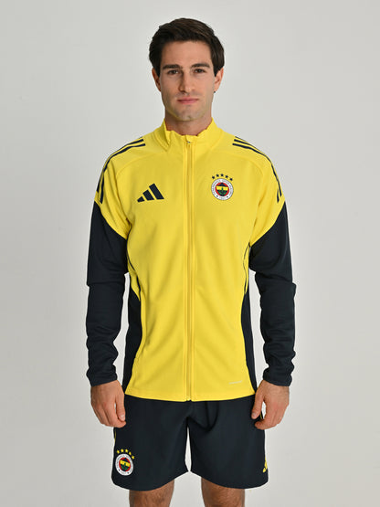 Fenerbahçe 2025/26 A Takım Sarı Tam Fermuarlı Sweatshirt