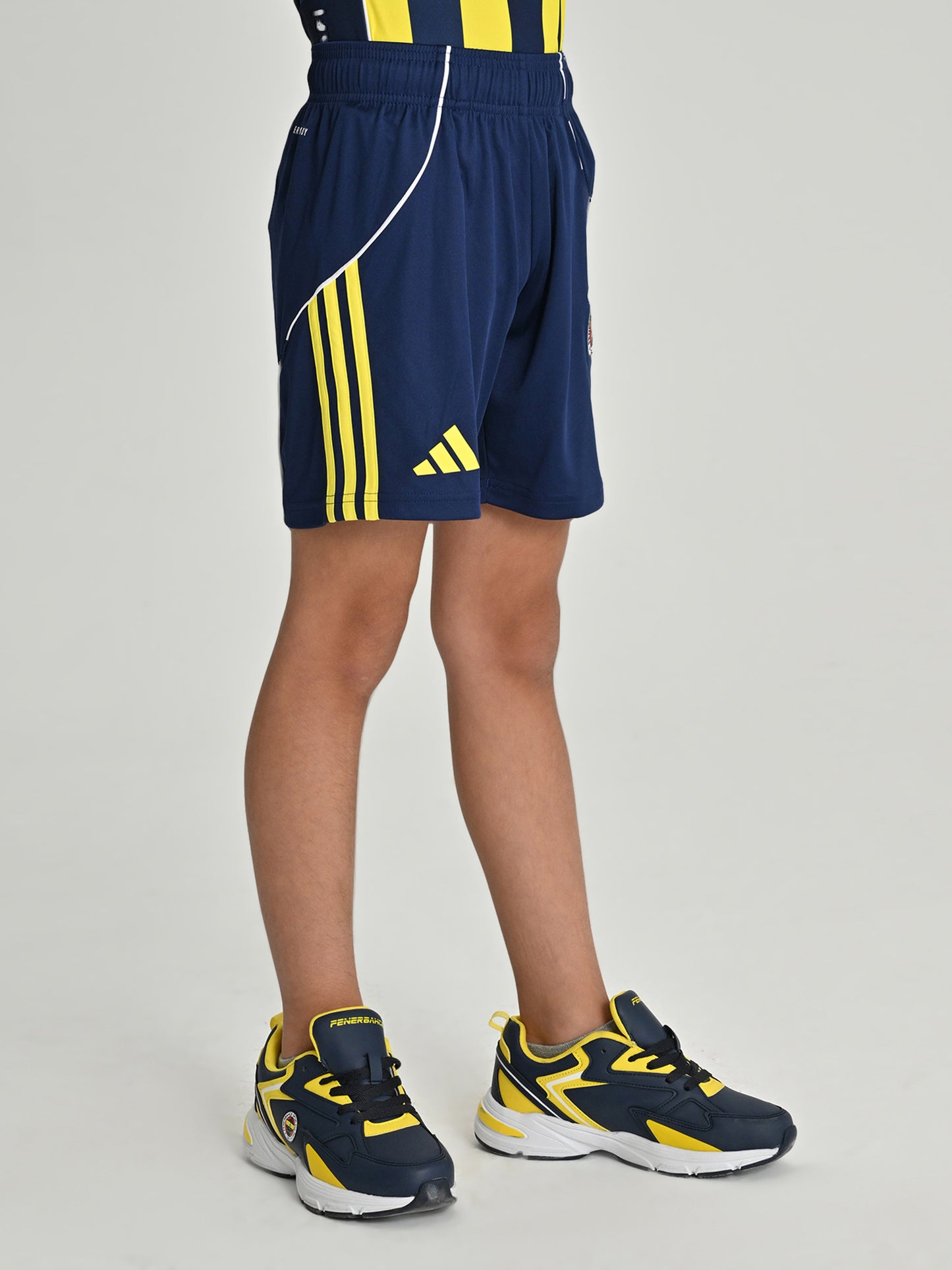 Fenerbahçe 2025/26 Çubuklu Lacivert Jr Şort