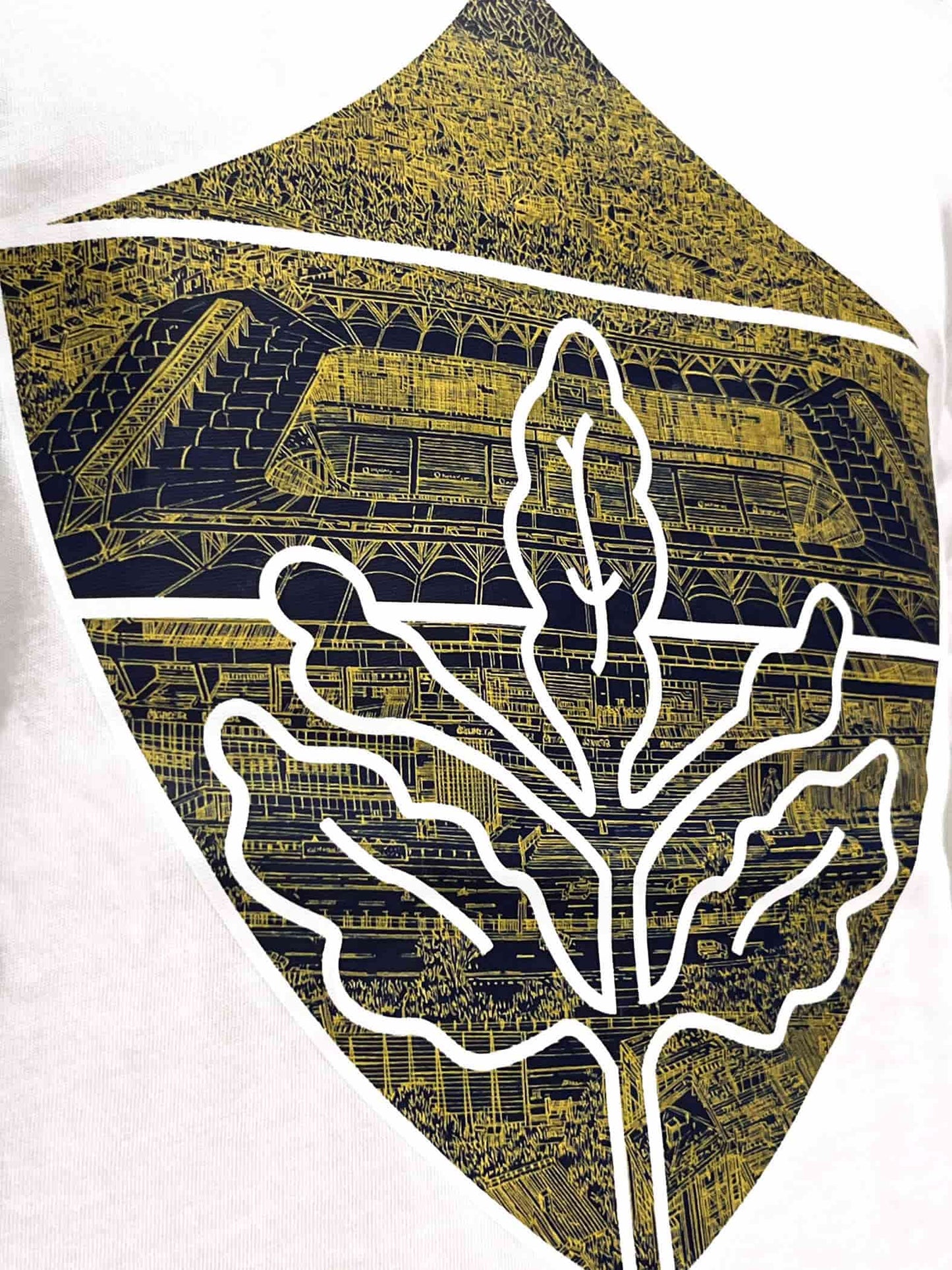 Fenerbahçe Devrim Erbil Palamut Logolu Beyaz Tshirt
