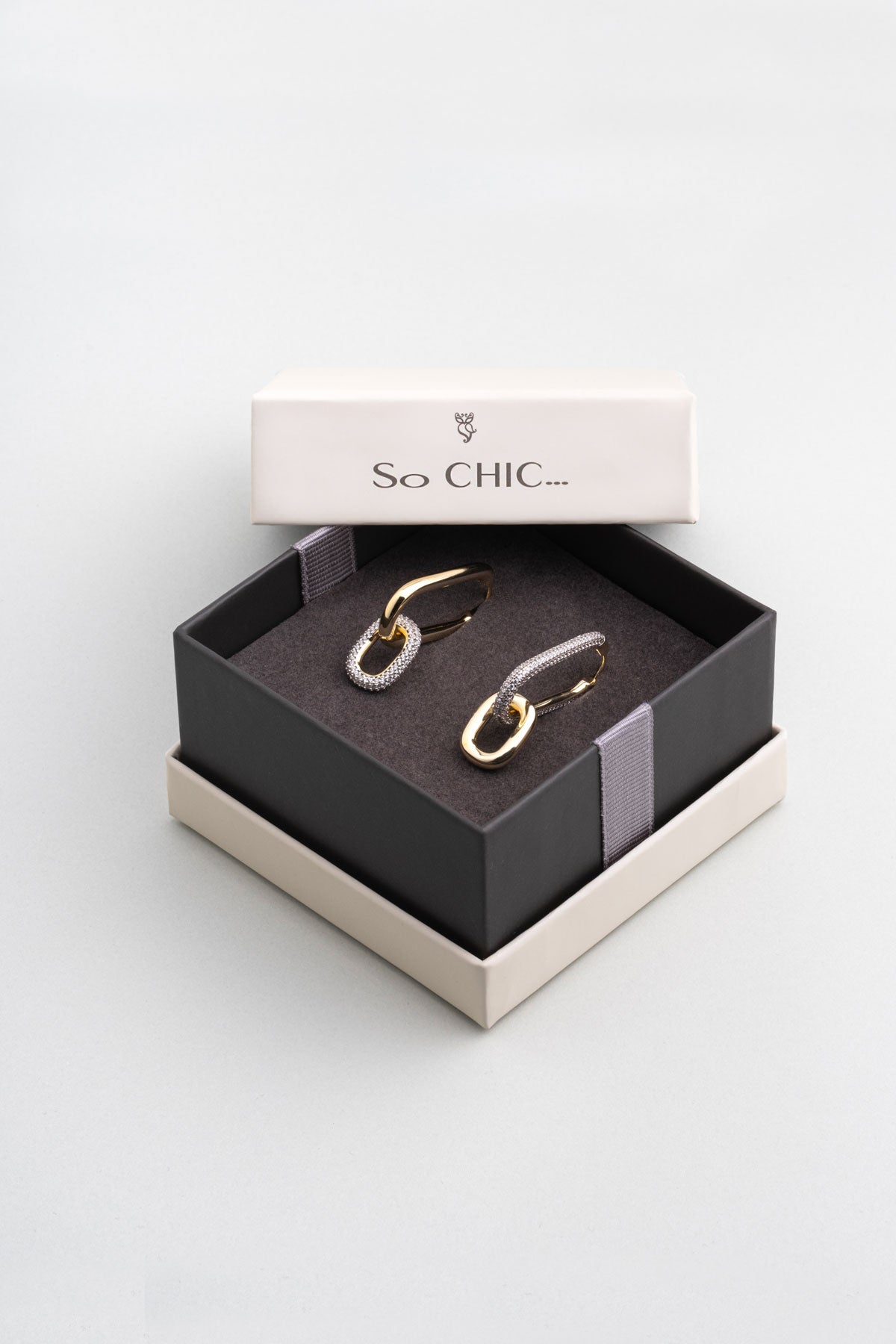 Modern Tasarım 18 Ayar Sarı Altın Kaplama Gümüş Küpe 5150540144