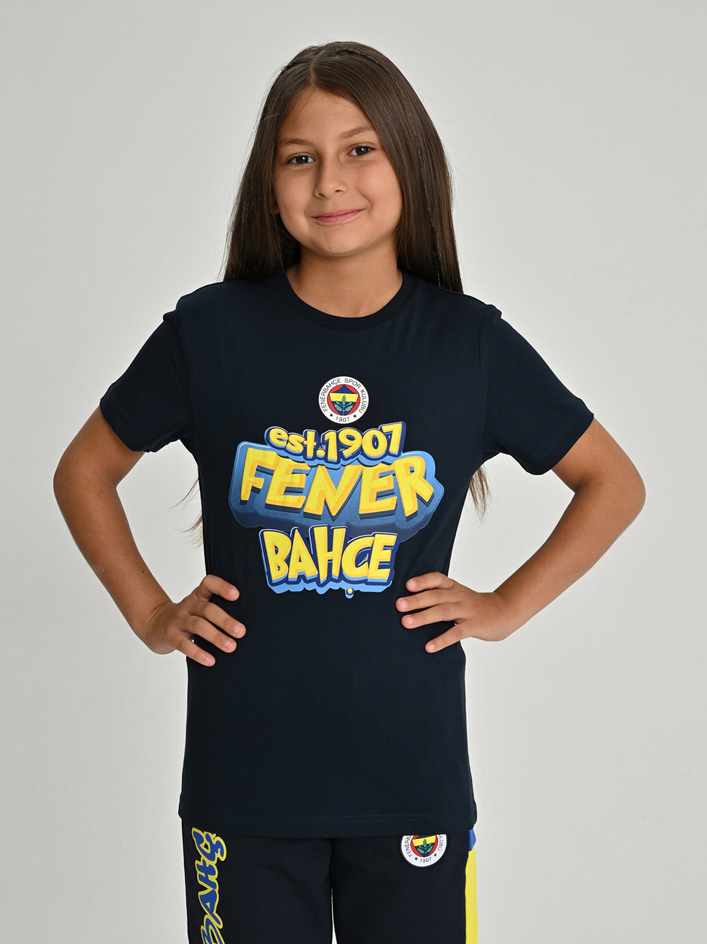 Fenerbahçe Lacivert Tribün Est.1907 Çocuk Tshirt