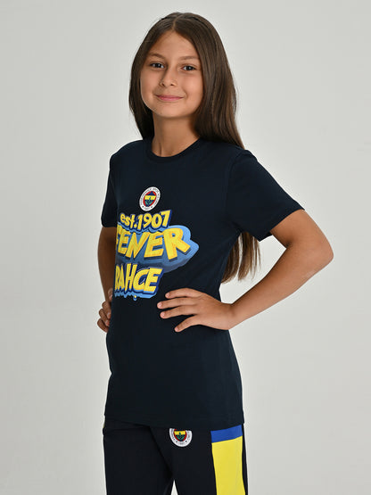 Fenerbahçe Lacivert Tribün Est.1907 Çocuk Tshirt