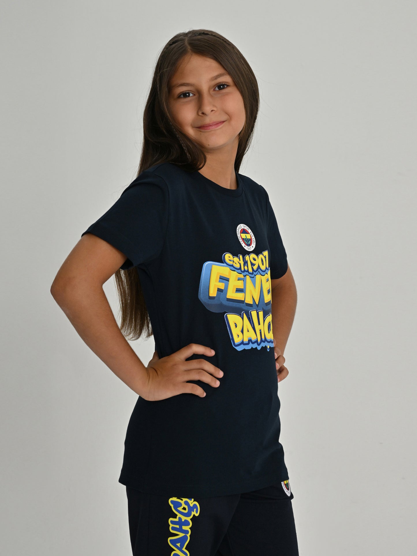 Fenerbahçe Lacivert Tribün Est.1907 Çocuk Tshirt