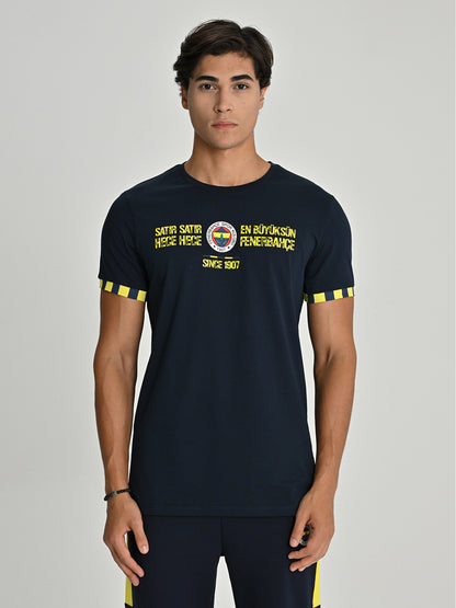 Fenerbahçe Lacivert Tribün En Büyüksün Fenerbahçe Erkek Tshirt