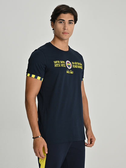 Fenerbahçe Lacivert Tribün En Büyüksün Fenerbahçe Erkek Tshirt