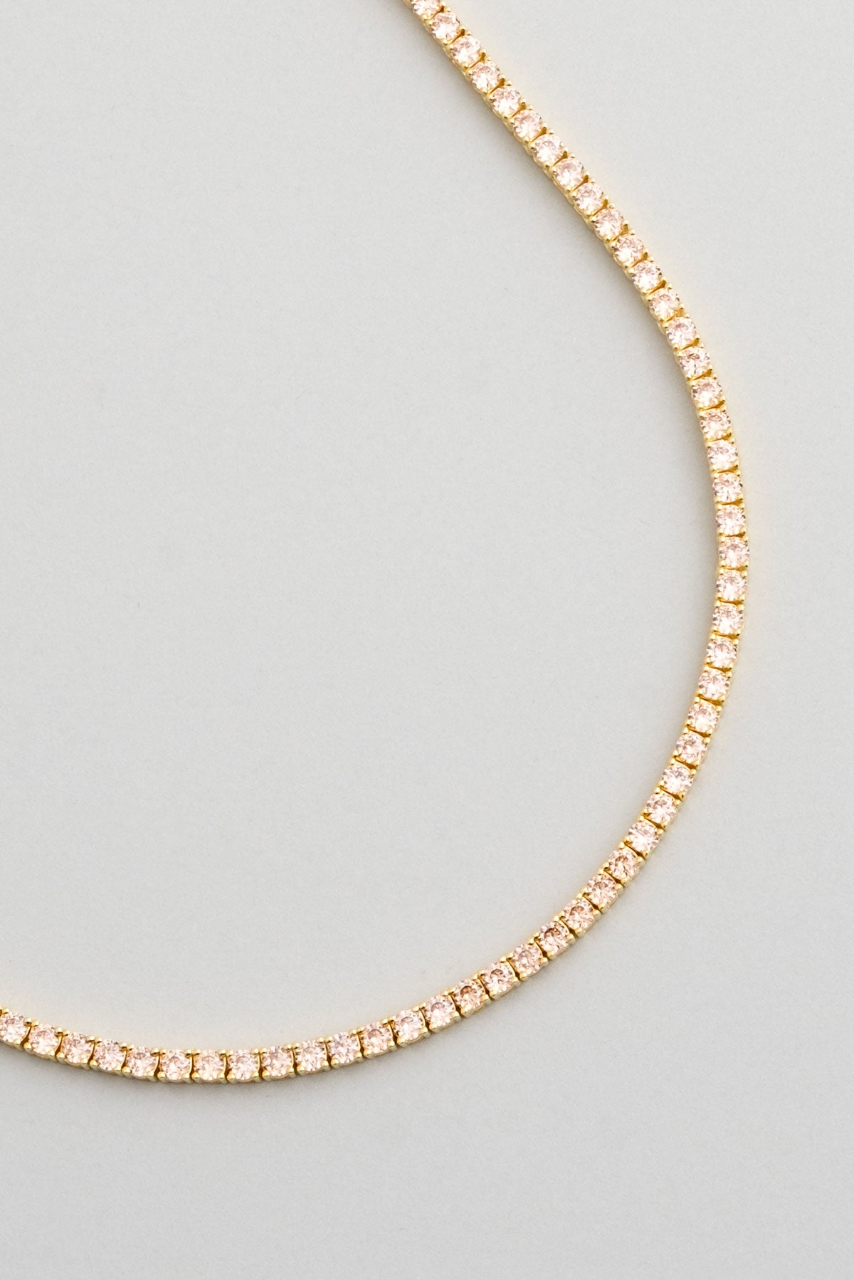 Renkli Taşlı 18 Ayar Sarı Altın Kaplama 42 Cm Gümüş Su Yolu Kolye 5154160644