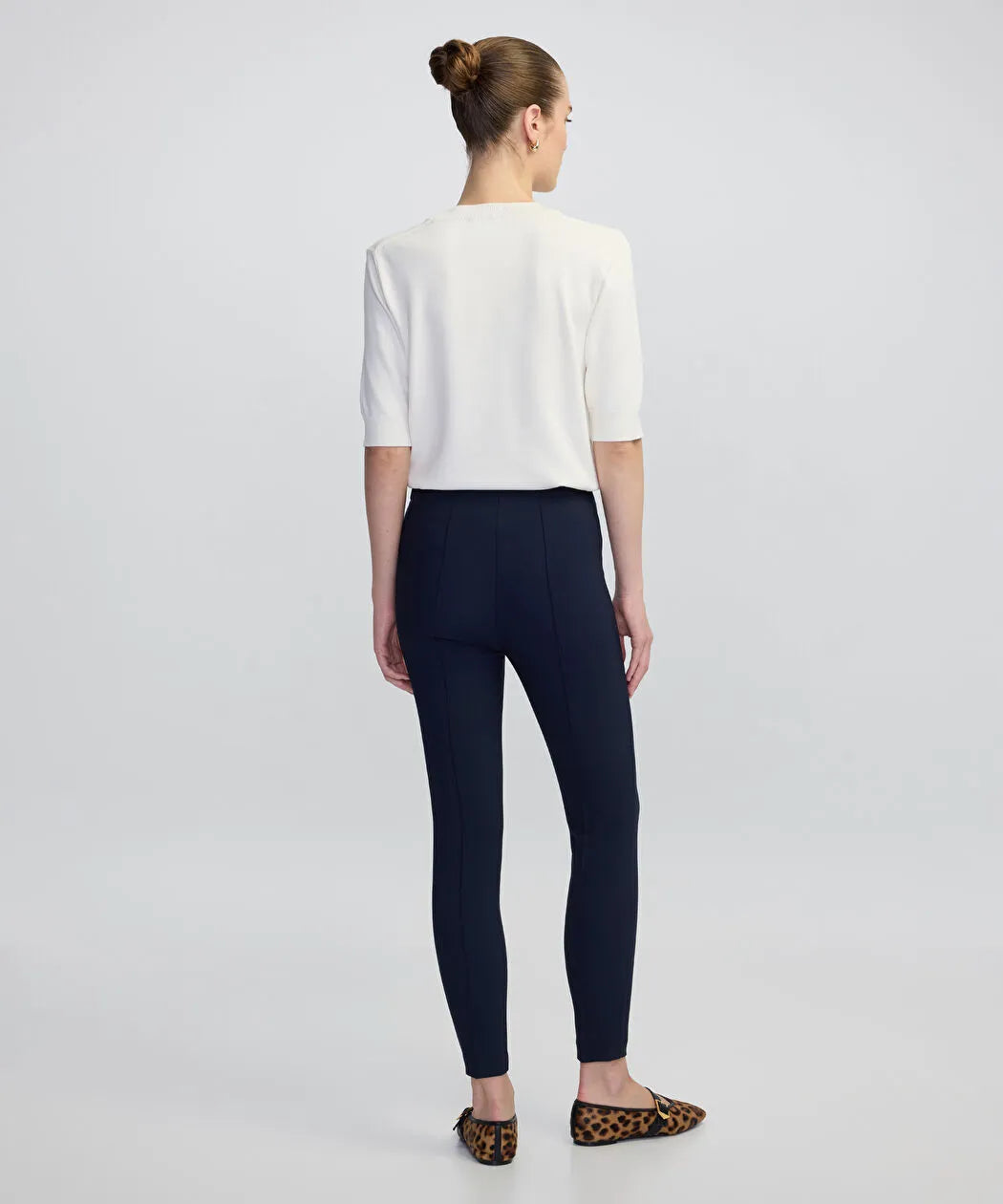 Metal Fermuarlı Skinny Fit Pantolon