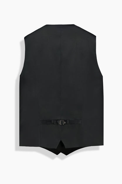 Happy Slim Fit Yelekli Siyah Smokin