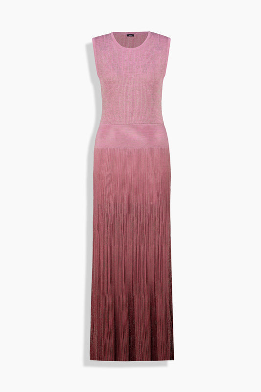 Dorso Pembe Triko Elbise