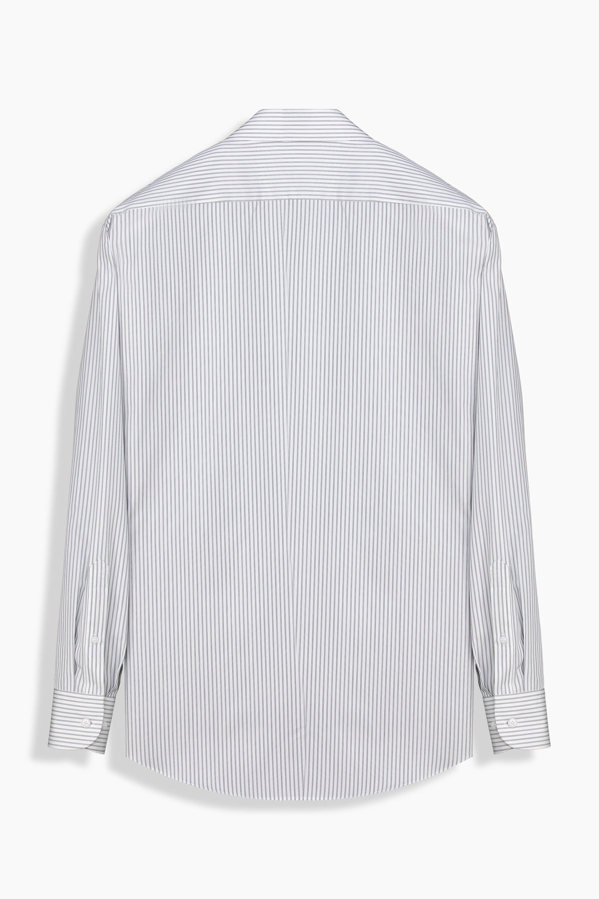 Elvio Çizgili Siyah Gömlek