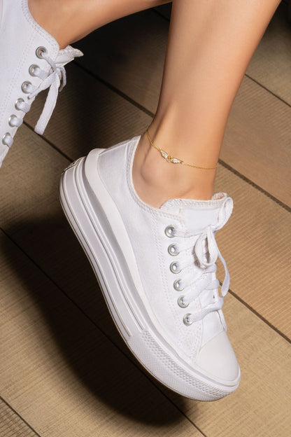 Melek Kanadı 18 Ayar Sarı Altın Kaplama 25 Cm Gümüş Hal Hal  5155300144