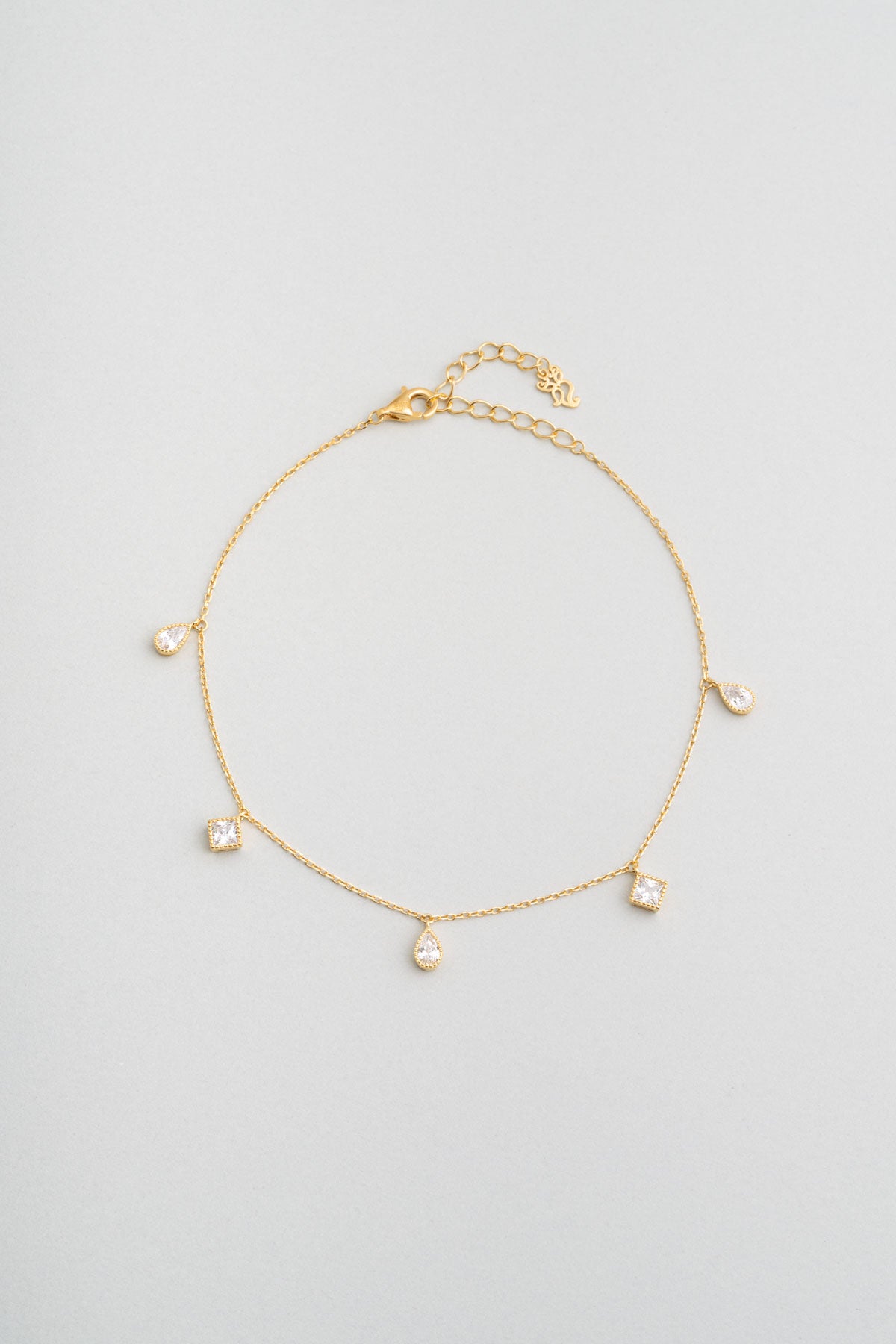 Minimal Işıltı 18 Ayar Sarı Altın Kaplama 26 Cm Gümüş Hal Hal 5155340144