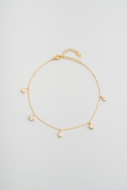 Minimal Işıltı 18 Ayar Sarı Altın Kaplama 26 Cm Gümüş Hal Hal 5155340144
