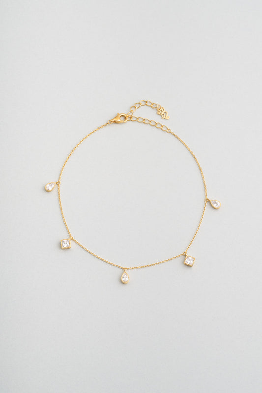 Minimal Işıltı 18 Ayar Sarı Altın Kaplama 26 Cm Gümüş Hal Hal 5155340144