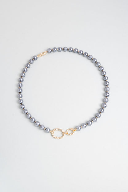 Audrey 18 Ayar Sarı Altın Kaplama 44 Cm Gümüş Inci Kolye 5157416244