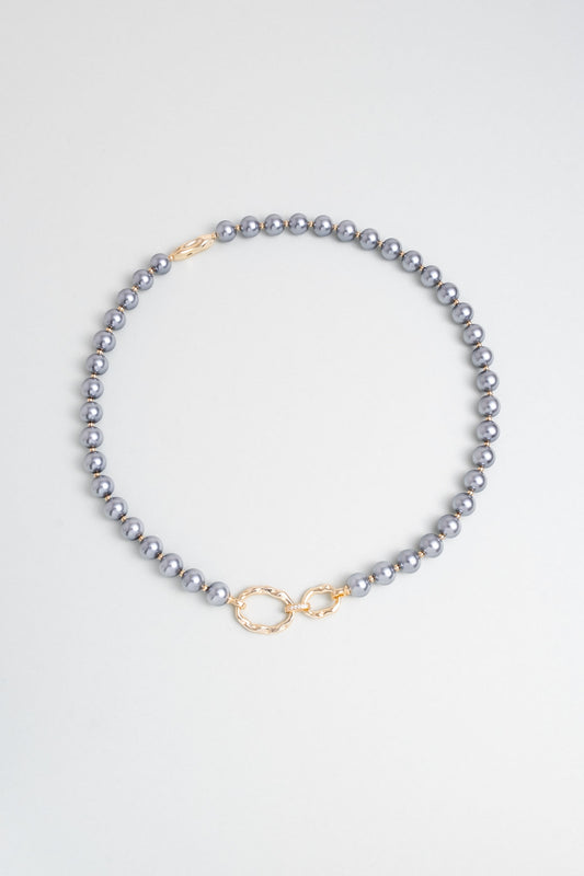 Audrey 18 Ayar Sarı Altın Kaplama 44 Cm Gümüş Inci Kolye 5157416244