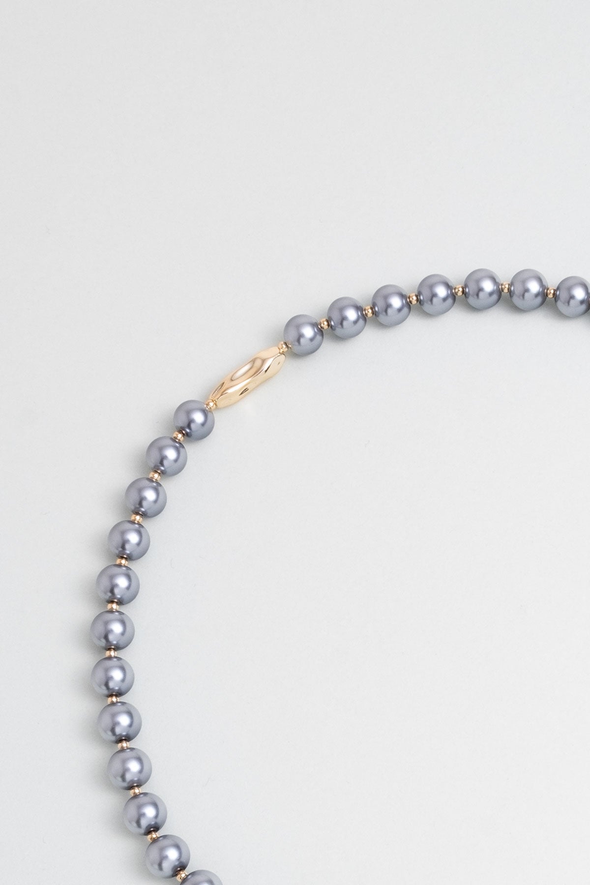 Audrey 18 Ayar Sarı Altın Kaplama 44 Cm Gümüş Inci Kolye 5157416244