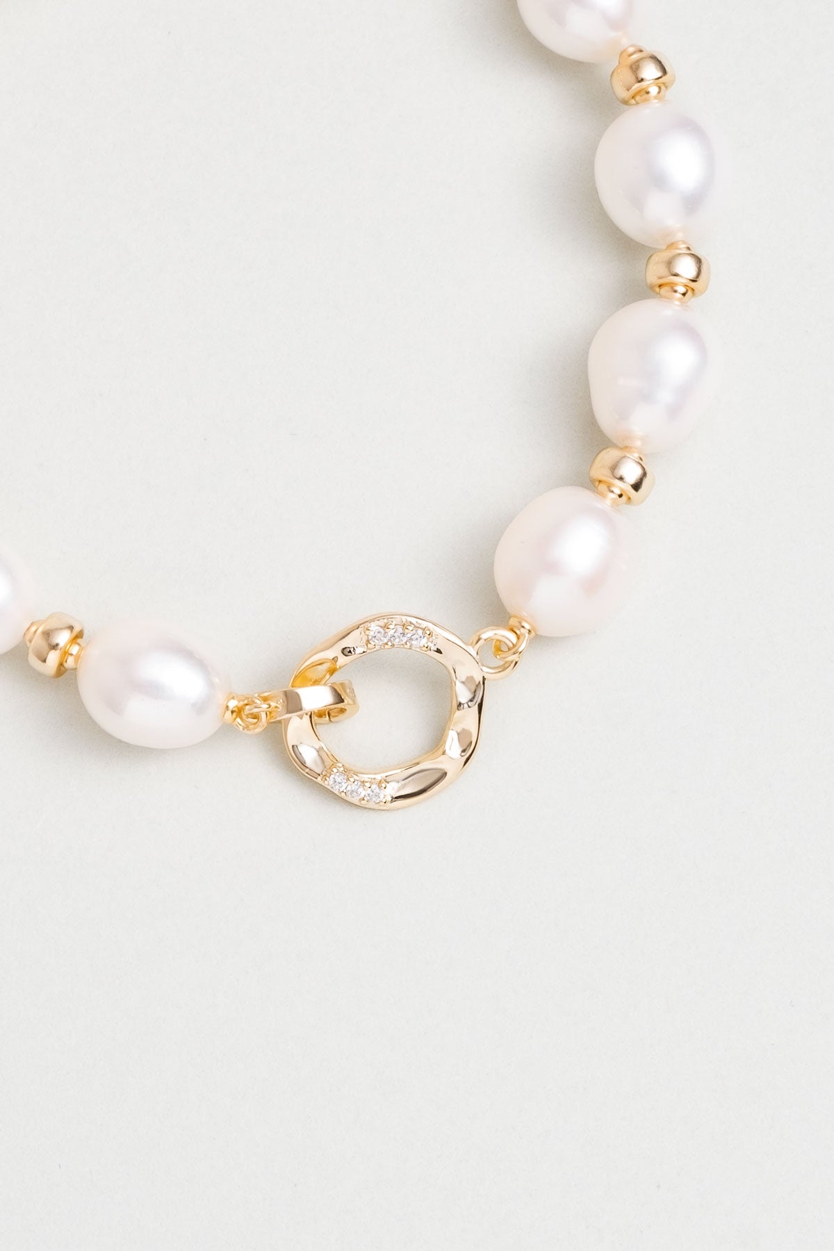 Rosalinda 18 Ayar Sarı Altın Kaplama 18 Cm Gümüş Bileklik 5157656244