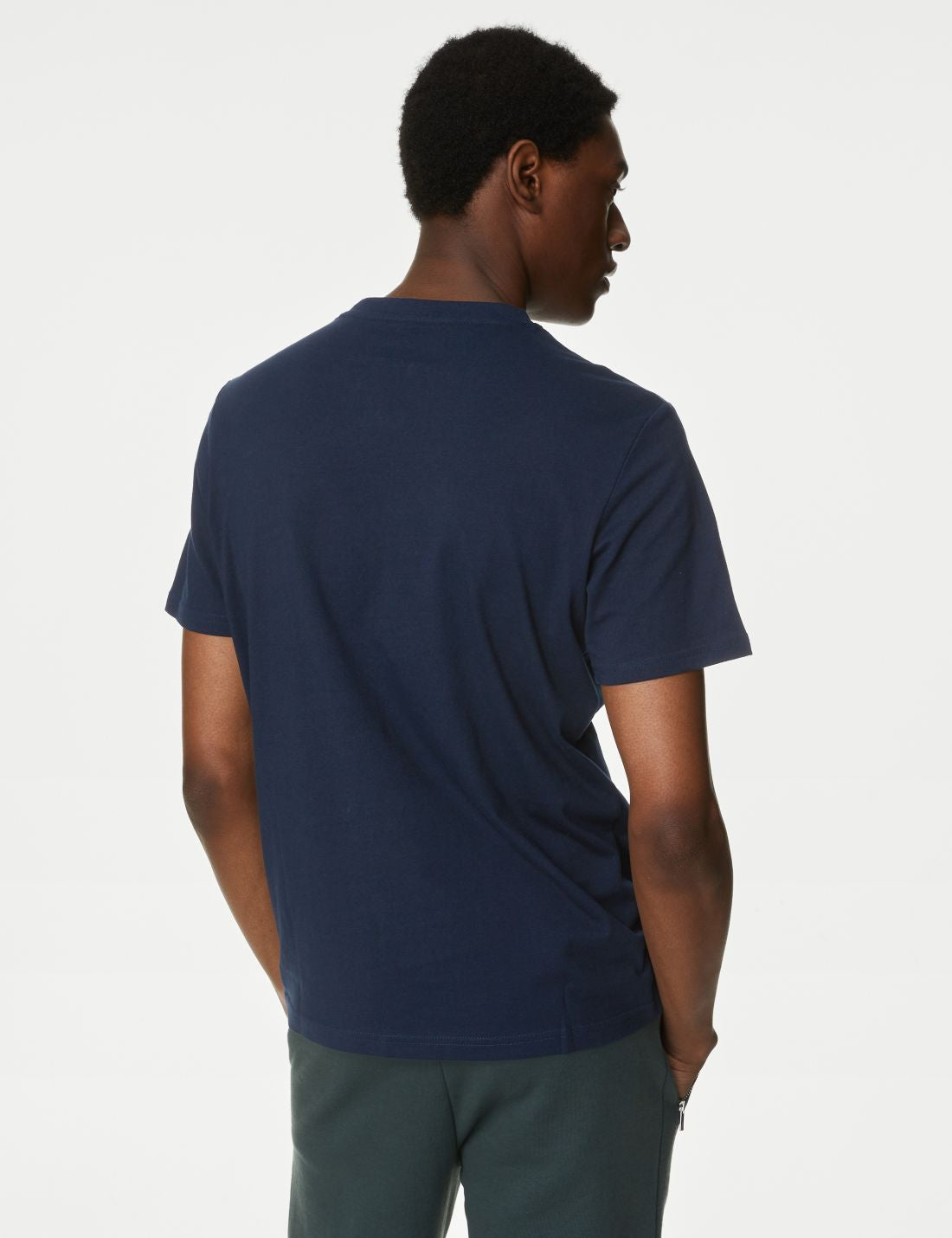 Saf Pamuklu 3'lü V Yaka T-shirt Seti