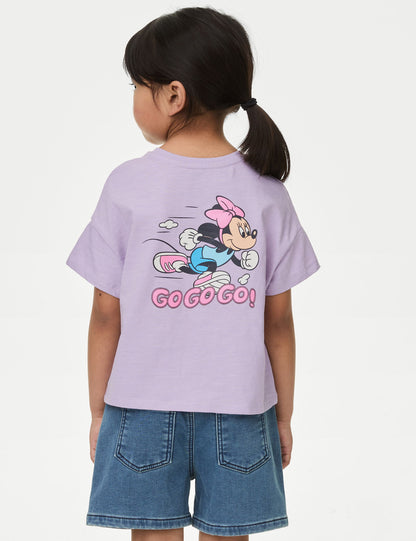 Saf Pamuklu Minnie Mouse:trade_mark: T-shirt (2-7 Yaş)